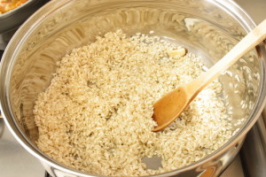 arroz y ajo